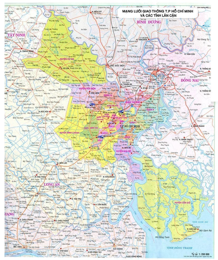 Térkép tp ho chi minh