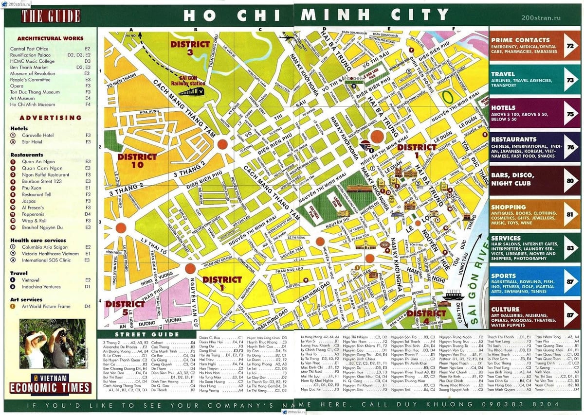 térkép ho si minh-vietnam