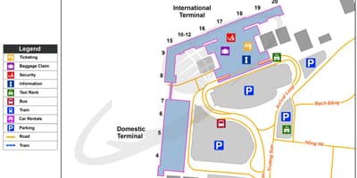 Ho chi minh city repülőtér térkép