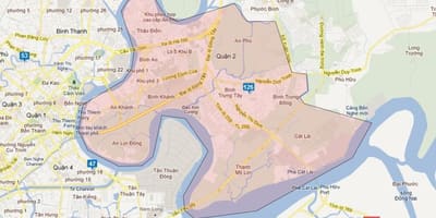 Térkép kerületek ho chi minh