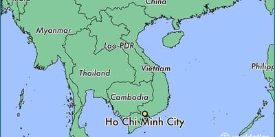 Térkép ho si minh-város a világon
